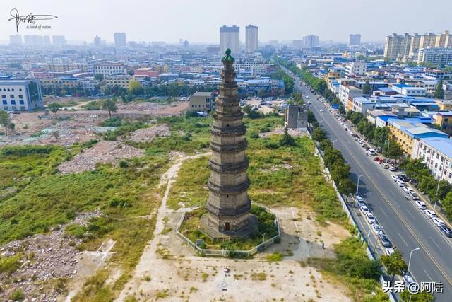 泗州塔始建于1095年,是河南省现存最高、体量最大的古塔之一