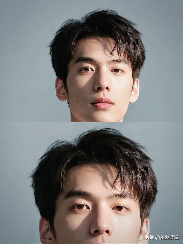 男生选对发型太重要了，剪个短发清爽又精神，出门不费时间打理