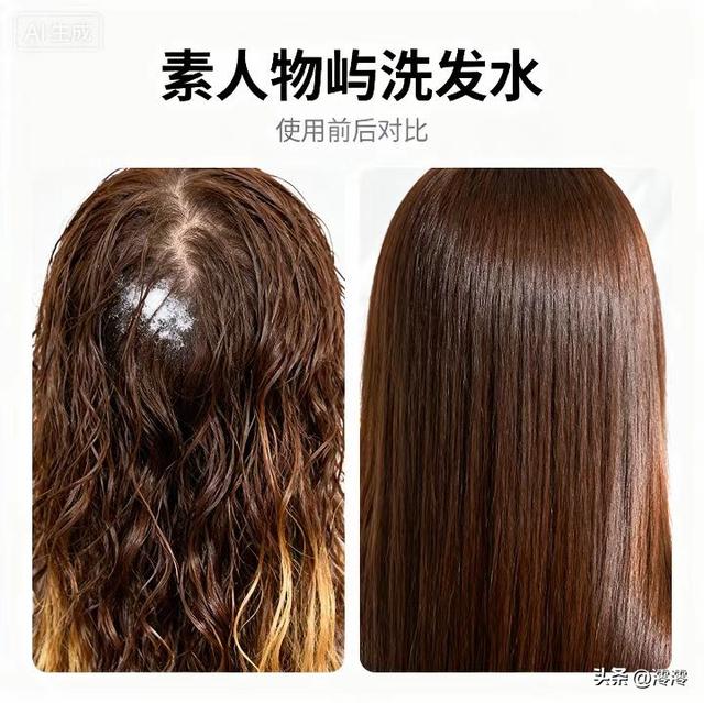 素人物屿防脱蓬松洗发水：双专利植萃配方重塑头皮健康生态​