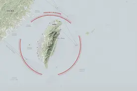 如果中国封锁台海，美国该怎么办？专家支招：美军可扣押中国商船图片