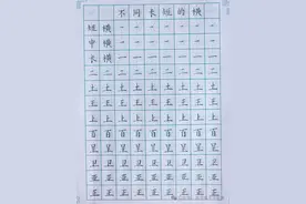 42个硬笔书法基本笔画总结归类图片