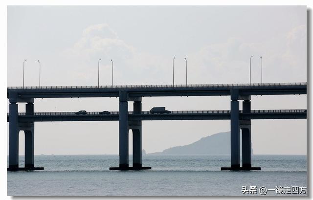 全长6800米的大连星海湾大桥气势恢宏