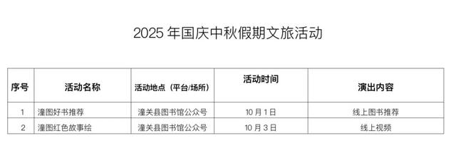 国庆游潼关，文旅活动系列预告