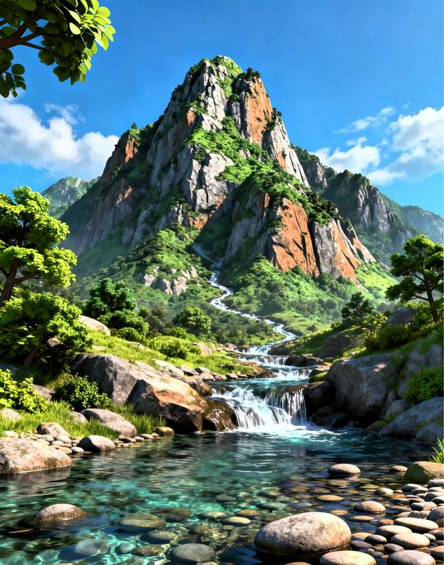 旺自己的头像，山水图片