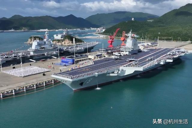 黄海封锁逾500小时，福建舰抵达，台媒指高市早苗授陆三权