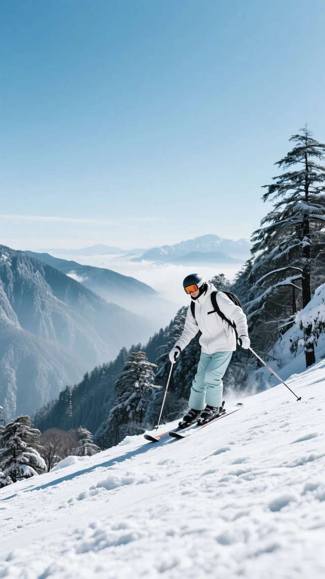 银色世界，雪中禅意：峨眉山的冬天美成了佛国仙境