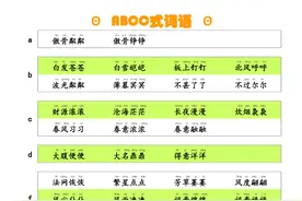 ABCC式词语图片