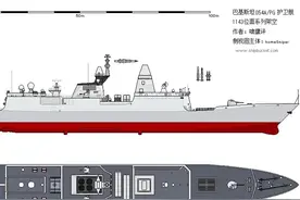 架空：巴铁相控阵时代先锋，换装054B同款雷达，054A/PG型护卫舰图片