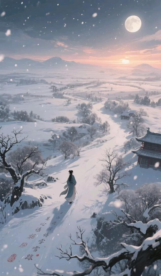 漫步冬日仙境:雪中的唯美与心之悠然