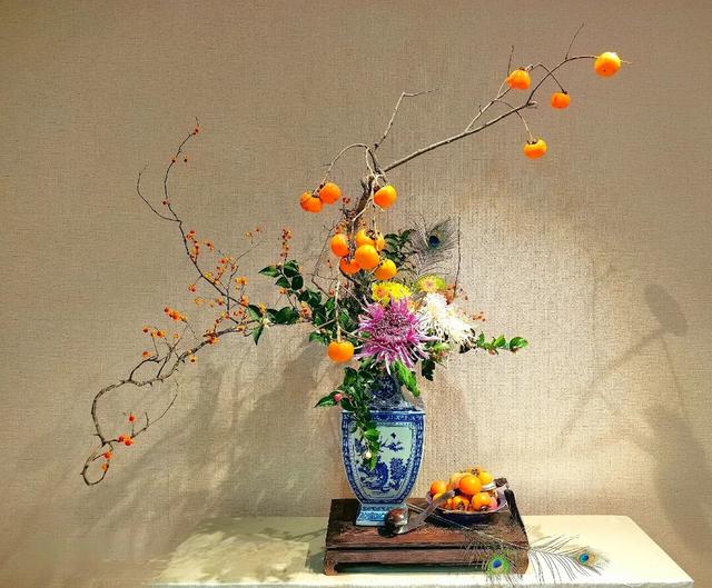 30个名师菊花插花作品，带你赏尽秋日好风景