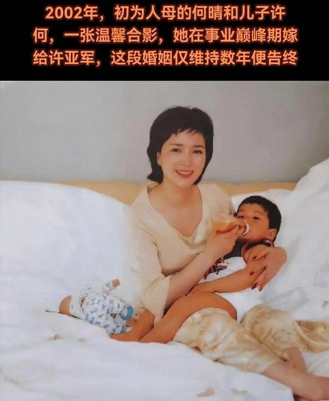 “古典佳人”何晴离世，前夫许亚军已前往海外，儿子许何才24岁