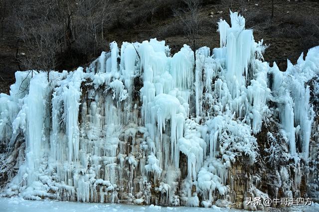 虎峪冰瀑：山谷里的冬日秘境、现实版的冰雪奇缘