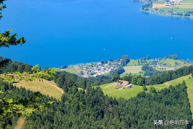 欧游杂记（5）‖ 齿轮火车几上几下瑞吉山，缆车凌空飞跃韦吉斯