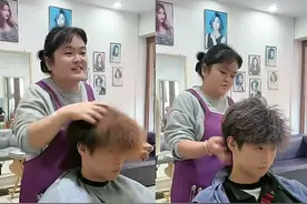 发型师晓华爆改合集，为什么火，看图就明了。图片