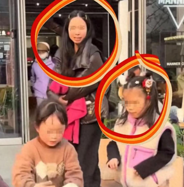 女孩打翻水杯后续：母亲正脸被扒，疑出言反驳网友，丢人丢到国外
