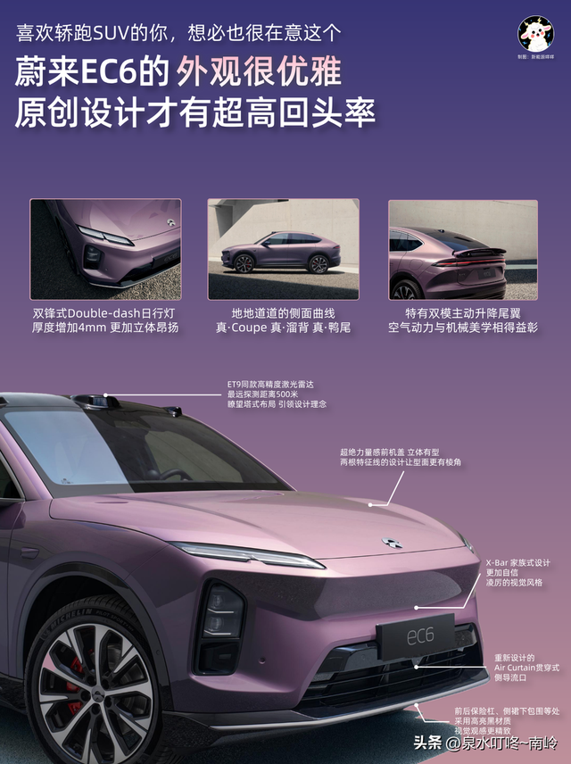 超越BBA体验&溢价 蔚来EC6豪华轿跑SUV 把“值得”写在每一次出行中