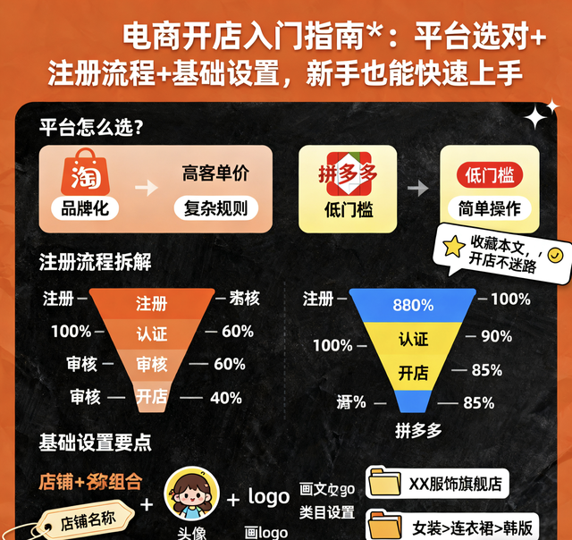 网店开设基础步骤全解析