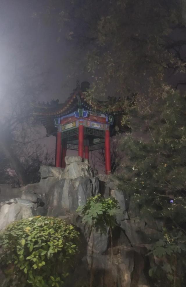 《2025年12月5日傍晚游西安红色回坊之地“莲湖公园”即景留影》