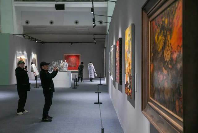 艺术跨年 全民共创 第十届中国北京国际美术双年展跨年活动在北京展览馆举办