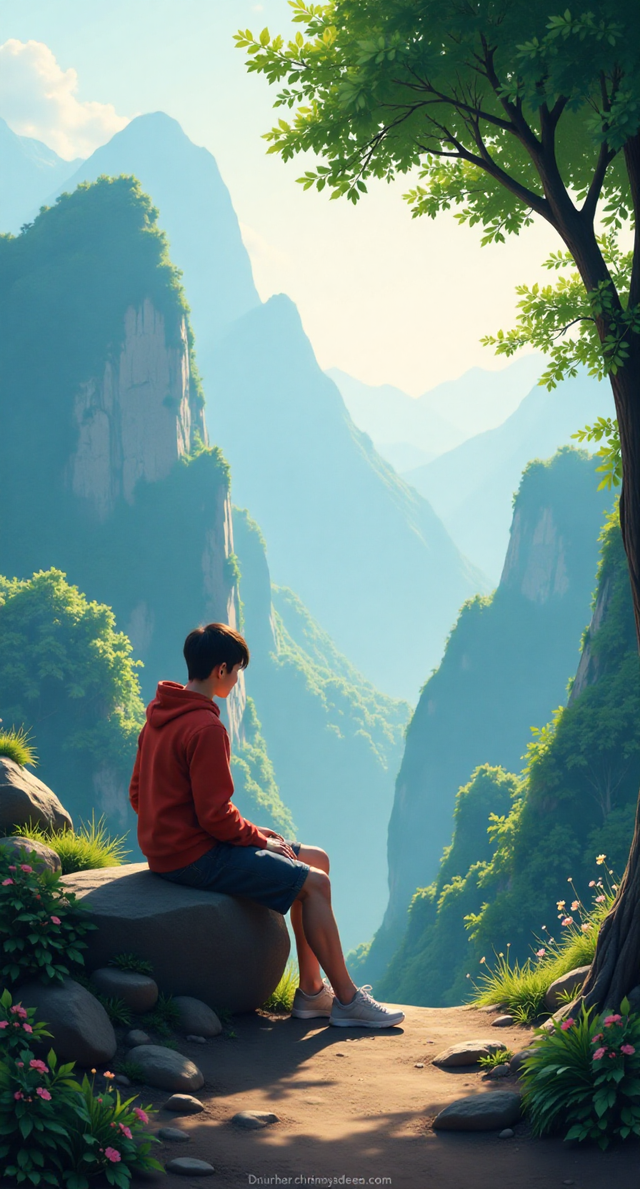 小明登山冒险记