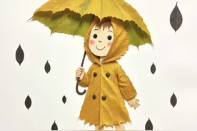 树叶画简单好做｜周末安排起来图片