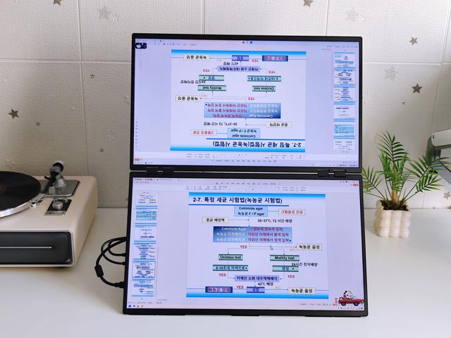 超清双屏，多种形态，雕塑家23.8英寸折叠双屏显示器MU24LT