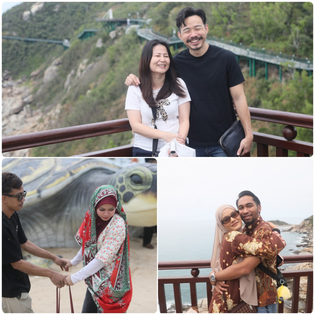 畅游三亚西岛 东盟网红以镜头捕捉海南的浪漫诗意