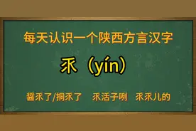 每天认识一个关中方言汉字：乑（yín）图片