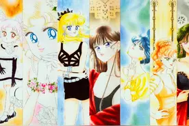 【美少女战士】稀有全员原画集，审美太超前啦！主打一个美！图片