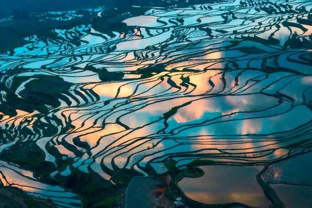 这个元旦，来元阳观赏梯田光影，参加百米长街宴吧