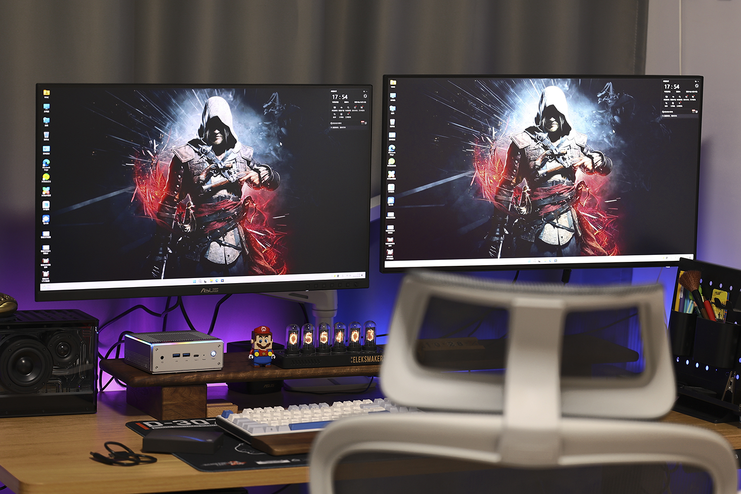 谁说迷你主机没有光污染,磐镭银翼HA-4再创极致