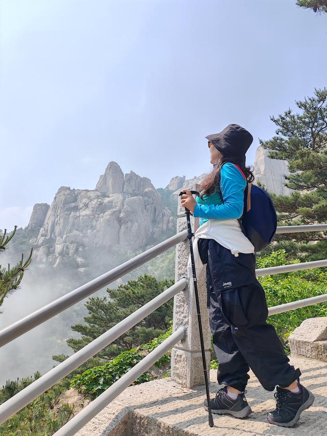 去爬崂山（仰口与太清两座山）