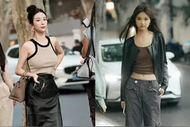 被北京女生惊艳了！满街都是这种穿搭，看着洋气又时髦还显气质图片