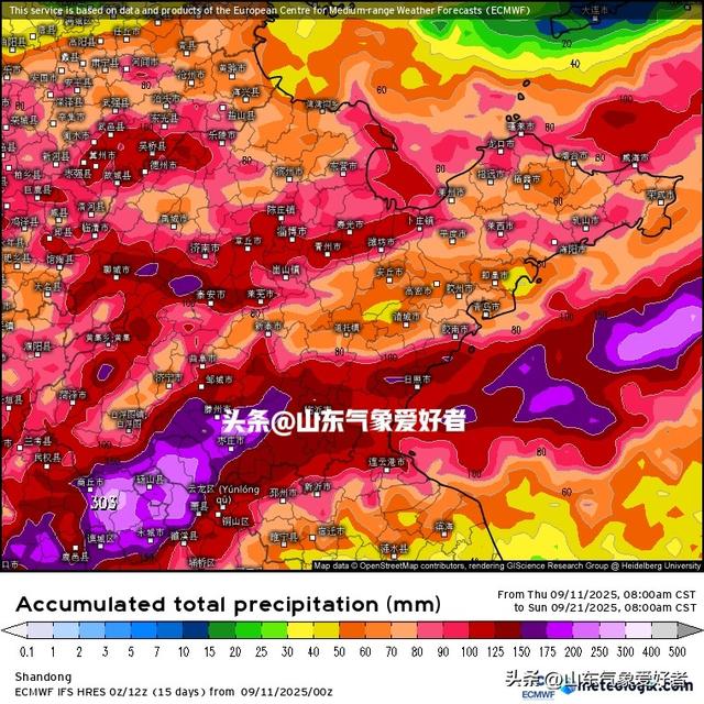 山东雨季结束？分析:官方继续调弱暴雨，16日起冷空气将制造秋雨