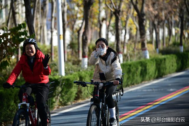 信都区总工会：七里河绿道上的骑行狂欢
