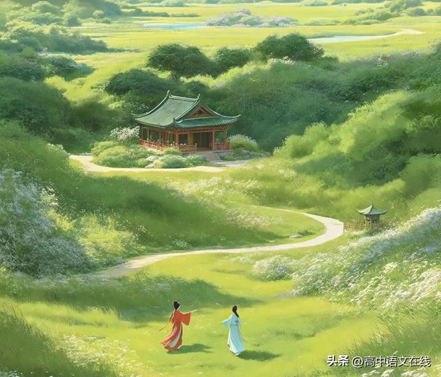 最美古诗词|10首春草古诗词，嫩绿柔香远更浓，春来无处不茸茸