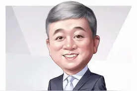 中年男士漫画头像，真人手绘，成熟自信霸气十足图片