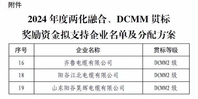我会3家会员企业入选2024年度DCMM贯标奖励资金拟支持企业名单