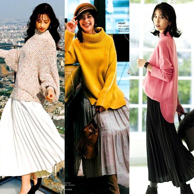 秋冬穿“长裙+短靴”，显高显瘦显气质