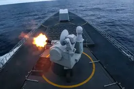 055大驱环绕澳洲大陆，践行航行自由，令澳方崩溃的是美国沉默了图片