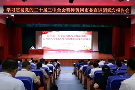 学习贯彻党的二十届三中全会精神黄冈市委宣讲团武穴报告会暨市委理论学习中心组第10次集体学习会举行图片