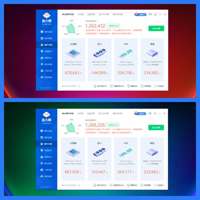 升级五年质保+大战3A游戏丨零刻SER9PRO H 255拆解评测+调试分享