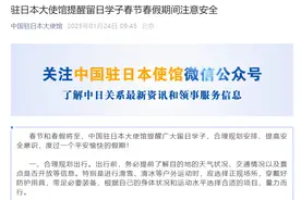 驻日本大使馆提醒留日学子春节春假期间注意安全图片