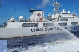 菲律宾举白旗投降？中国海警船上的高压水炮，为何被禁止出口？图片