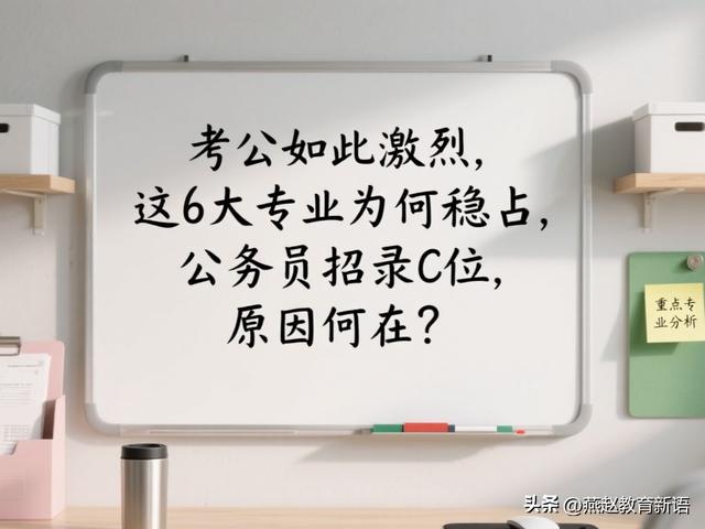 考公如此激烈，这6大专业为何稳占公务员招录C位，原因何在？