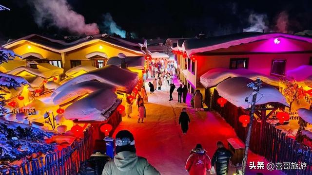 牡丹江市雪韵大街：点亮北境的梦幻长廊