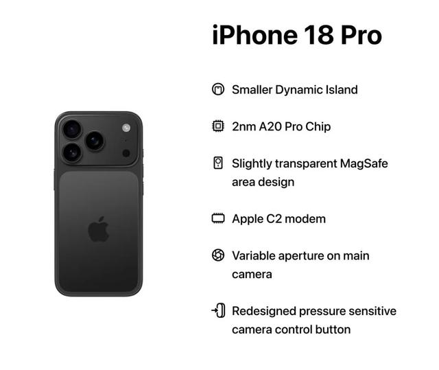 别急，明年的 iPhone 18 Pro 真的猛！