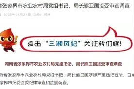 湖南省张家界市农业农村局党组书记、局长熊卫国接受审查调查图片