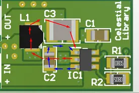 PCB项目:DC-DC降压转换器 PCB 设计，工作原理+Gerber文件，秒懂图片