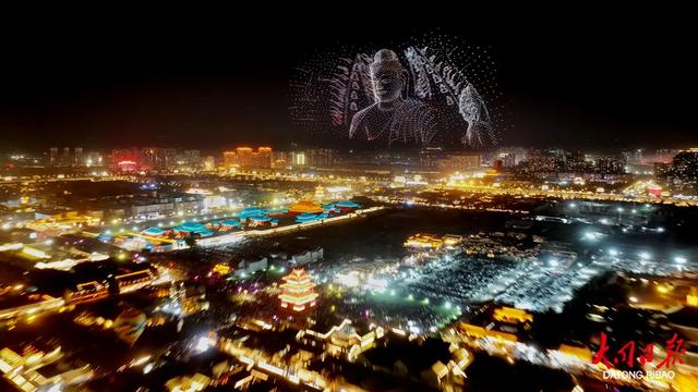 辉煌灯火映古都！夜色下的大同，谁能不爱~